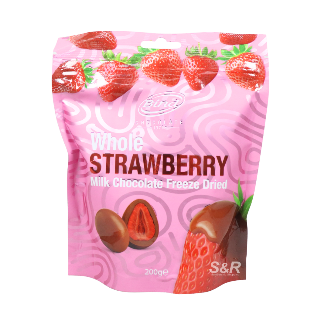 Bind Milk Chocolate Freeze Dried Strawberry 200g